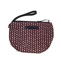 Cartera de Mano o Wrislet Tommy Hilfiger Monogram - Azul/Rojo